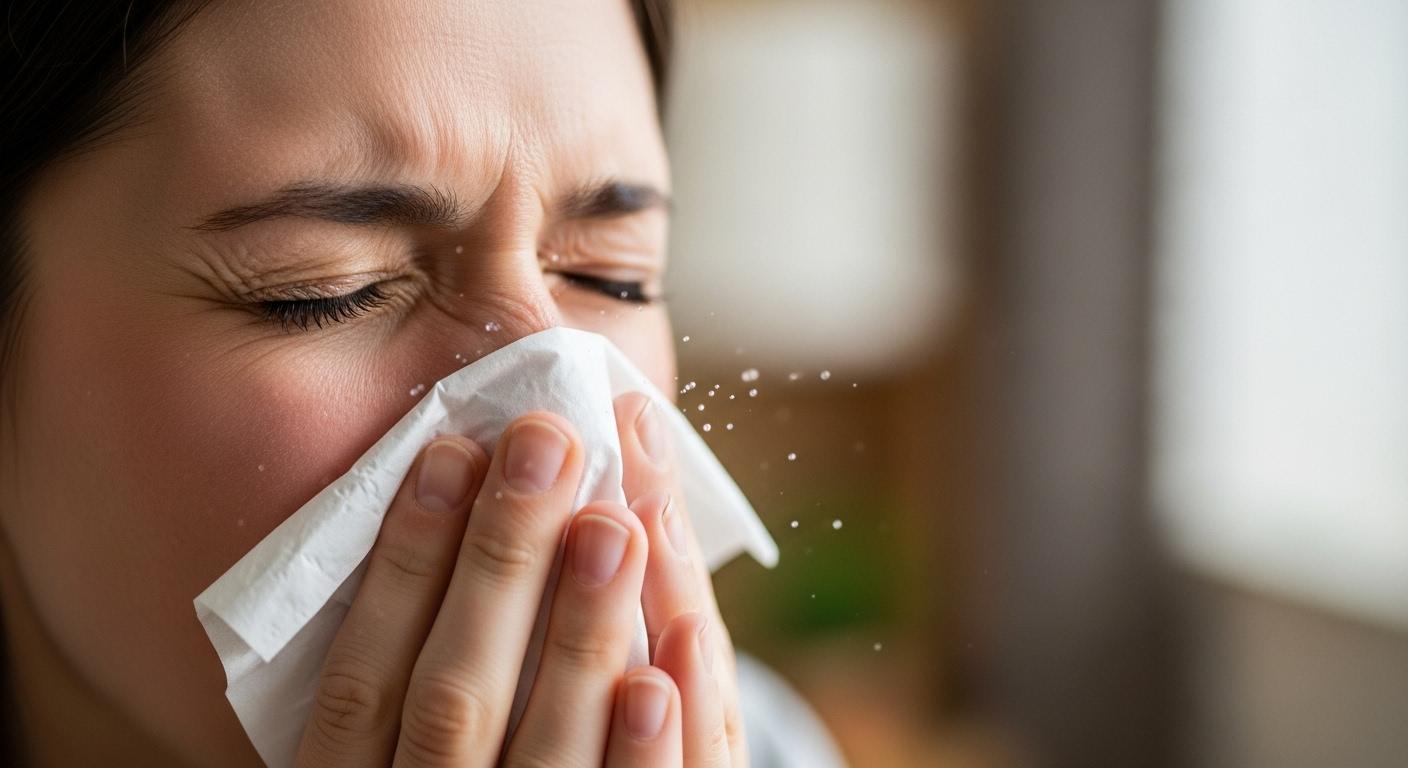 독감 증상 인후통