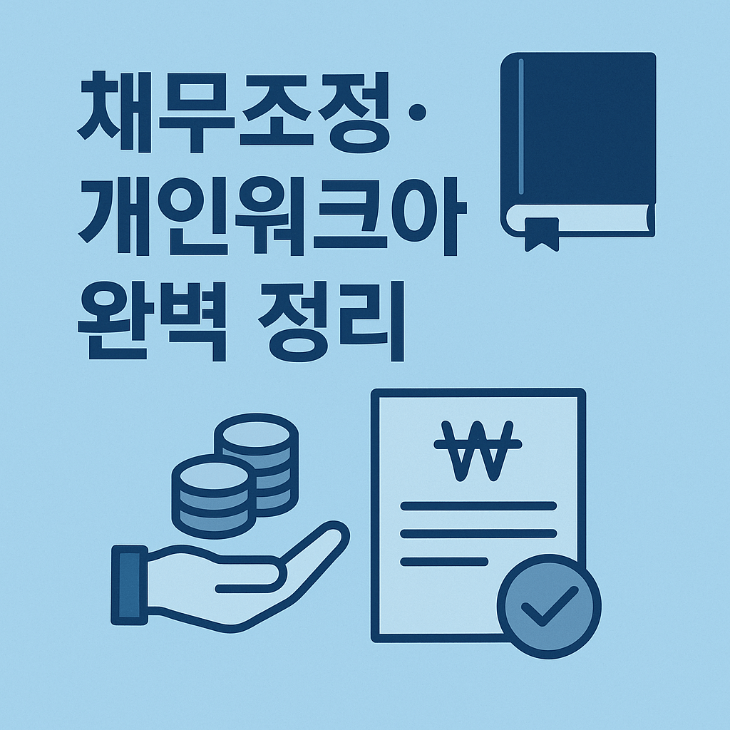 개인워크아웃 조건과 신용회복위원회 상담 절차 총정리