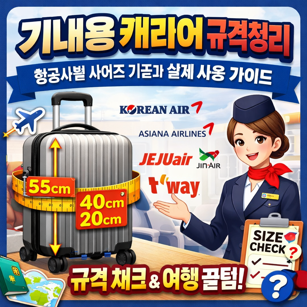 기내용 캐리어 규격