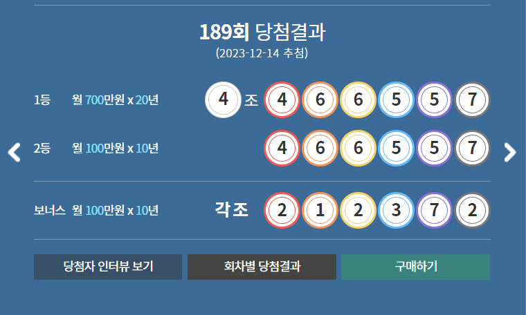 연금복권 인터넷 구매방법