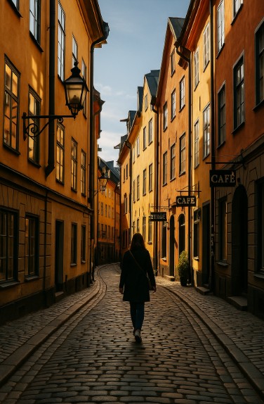 스톡홀름 거리 여행