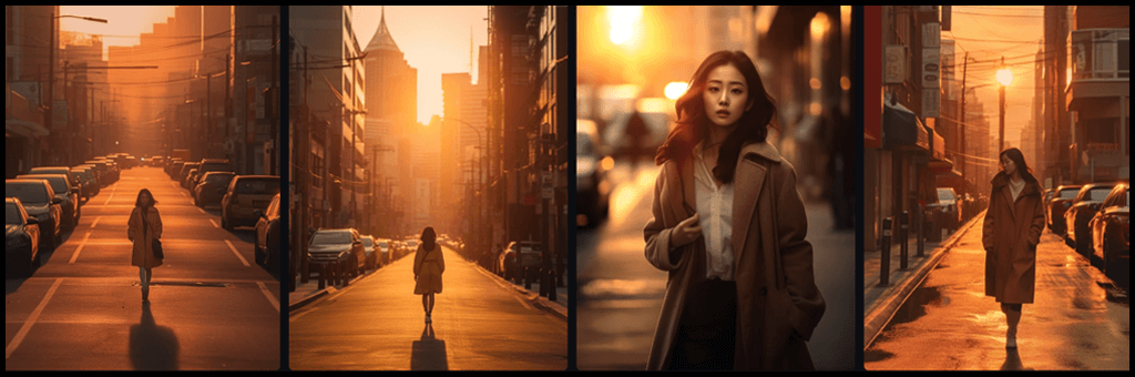 Midjourney v 5 프롬프트 실험 예시