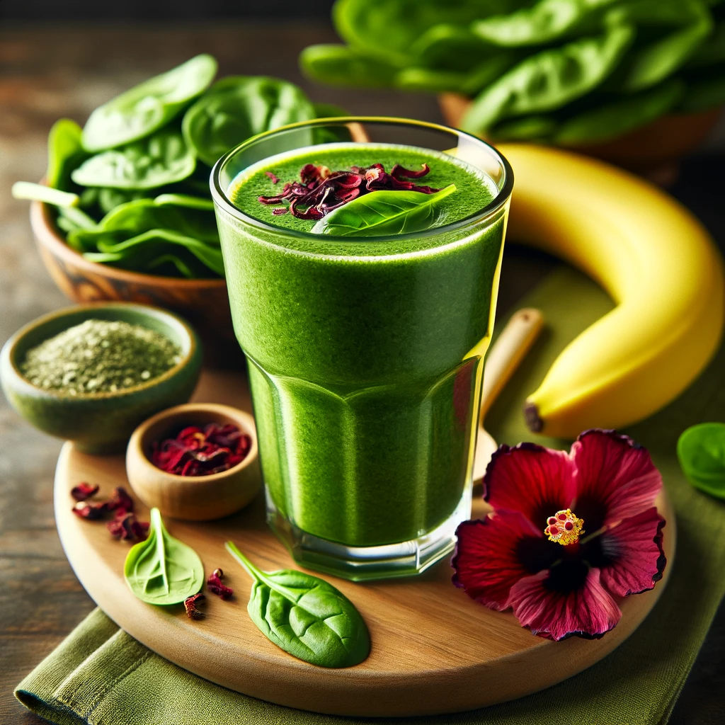 히비스커스 그린 스무디