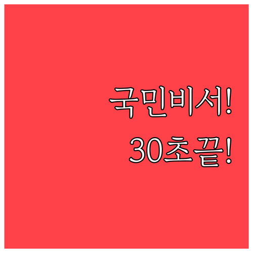 네이버 카카오톡 토스로 신청하는 국민..