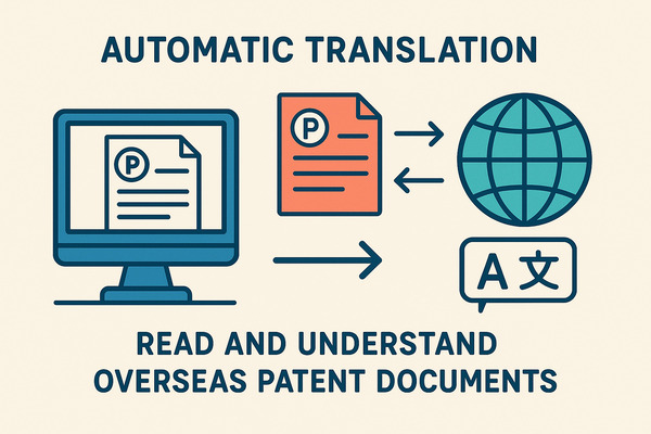 자동 번역과 해외 특허 관련 이미지