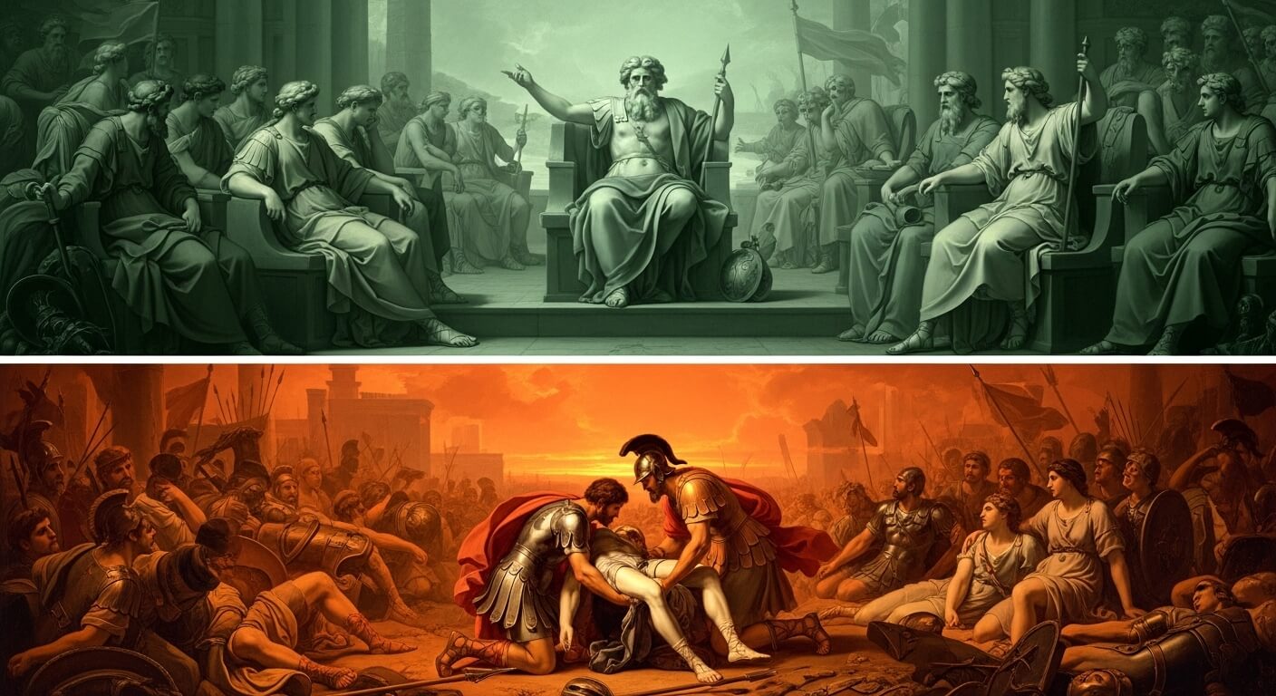 일리아드·오디세이 속 인간 고통과 신의 태도 관련 사진