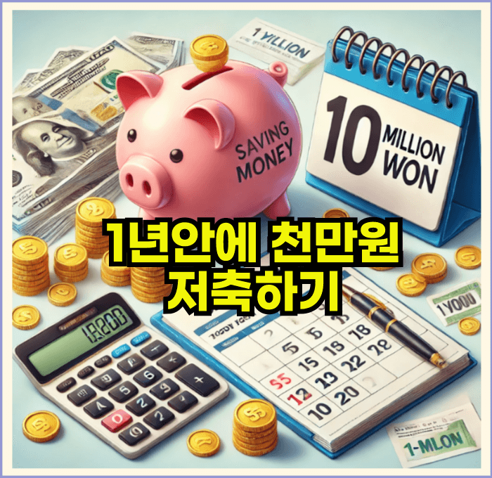 1년안에천만원저축하는현실적인방법