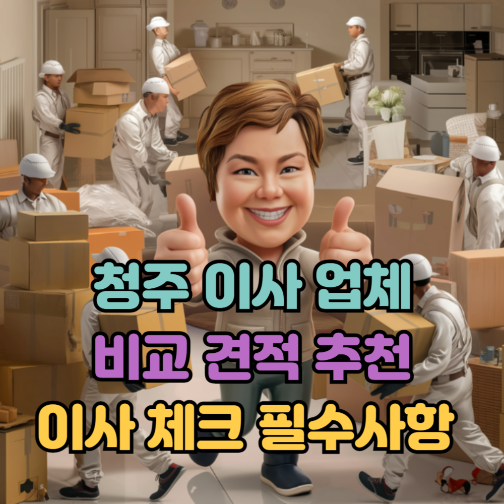 청주시 지역 이사업체 추천 비교 견적 신청
