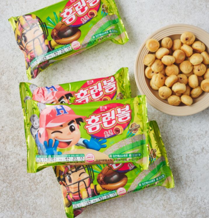 칼로리 낮은 과자
홈런볼