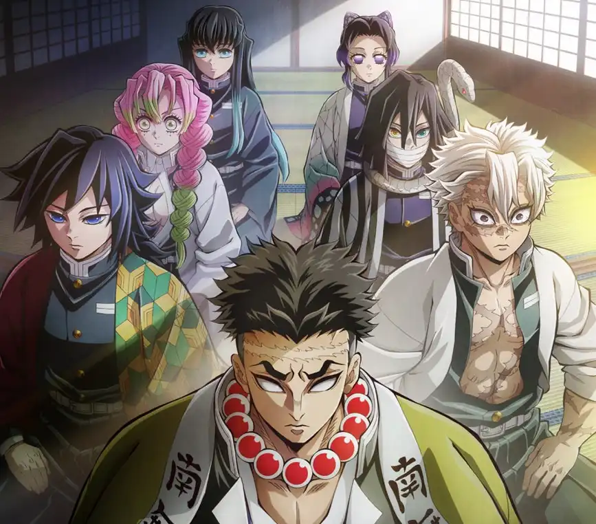 귀멸의칼날합동강화훈련편-기둥집결-이미지