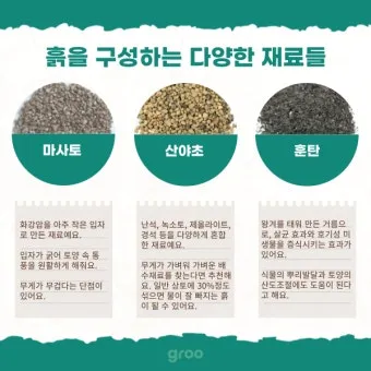 마사토 배합 비율 배수력개선 분갈이기본 시니어도 쉽게_29