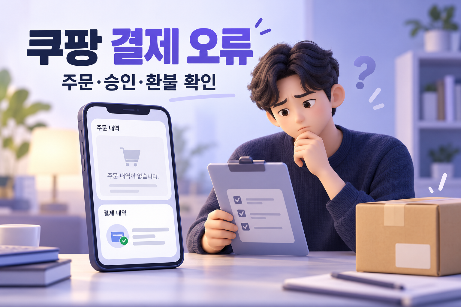 쿠팡 결제됐는데 주문내역이 없을 때 - 중복결제·취소·환불 확인 순서