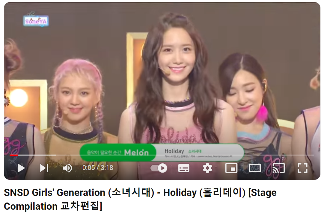 소녀시대-Holiday