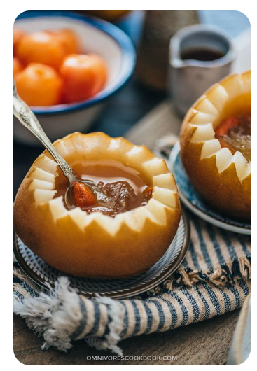 비염에-좋은-배숙