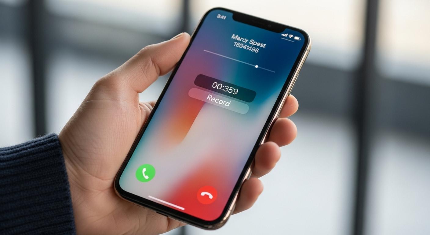 아이폰 통화녹음 자동