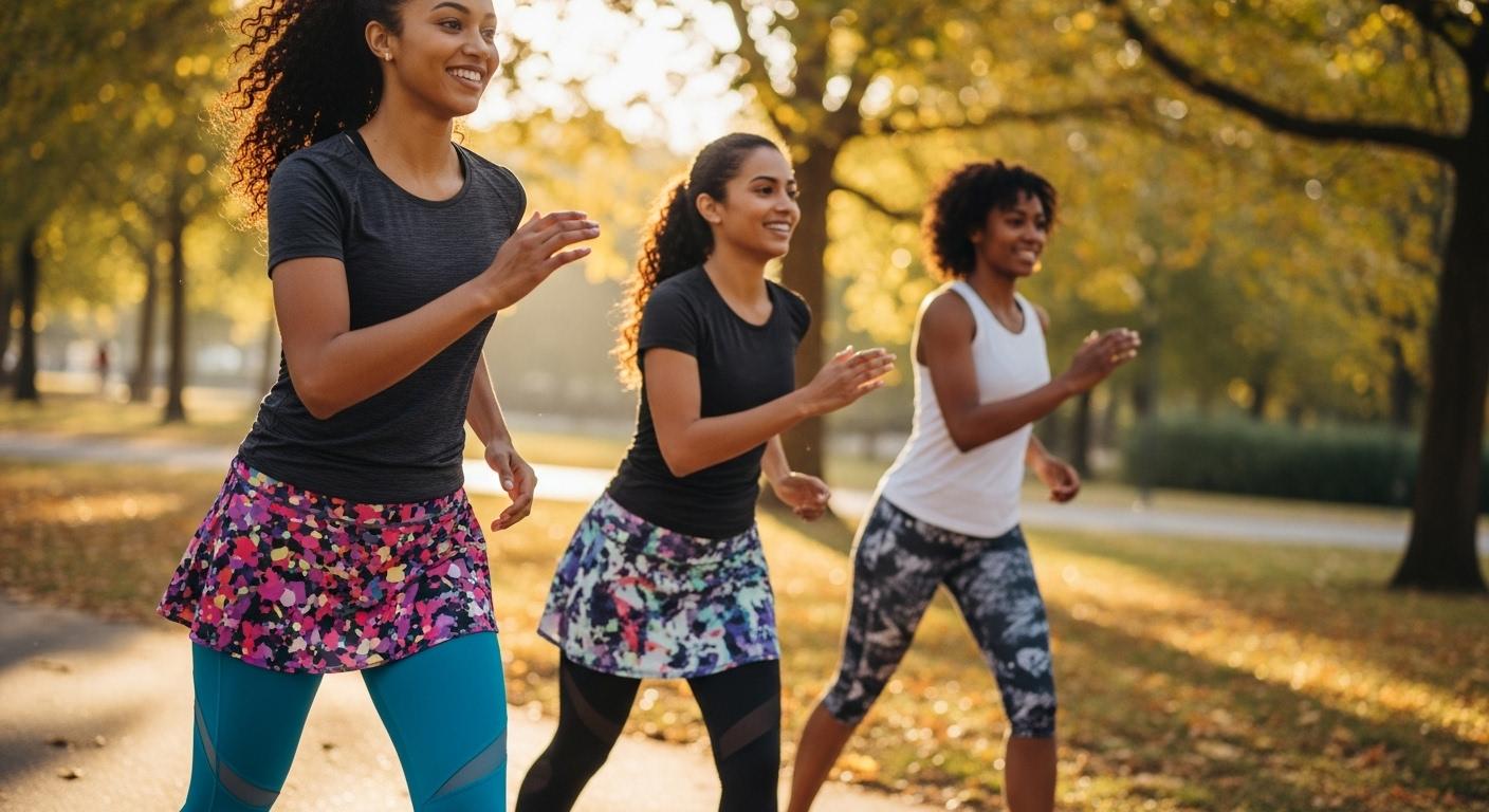 스포츠 치마 레깅스