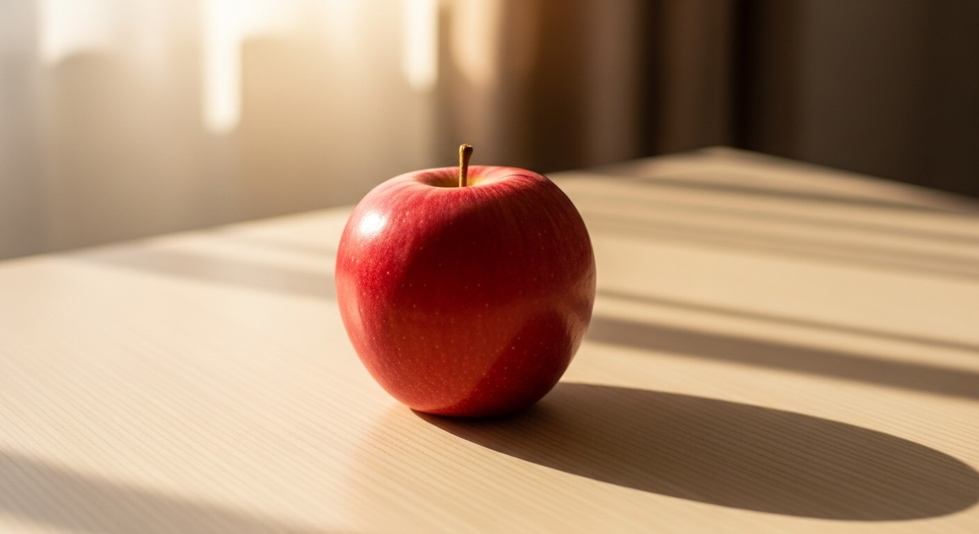 현대인의 아침 사과: 작지만 영양 가득한 선택