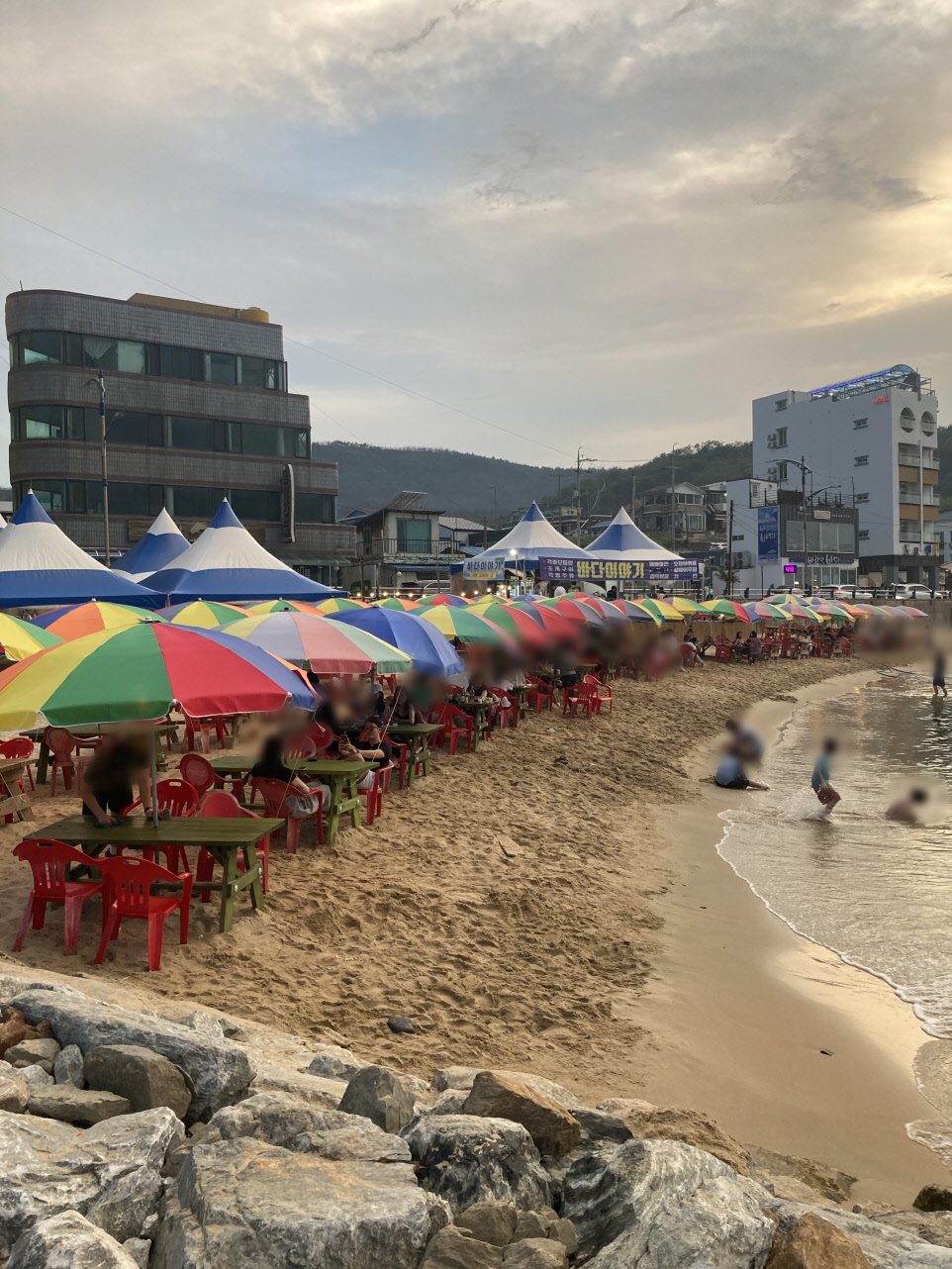 어달해변포차-해질녘