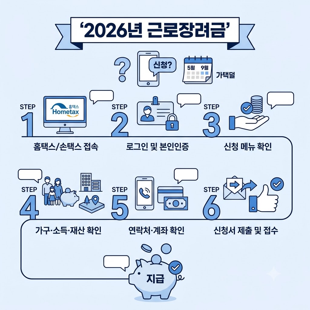 근로장려금 홈택스 신청방법