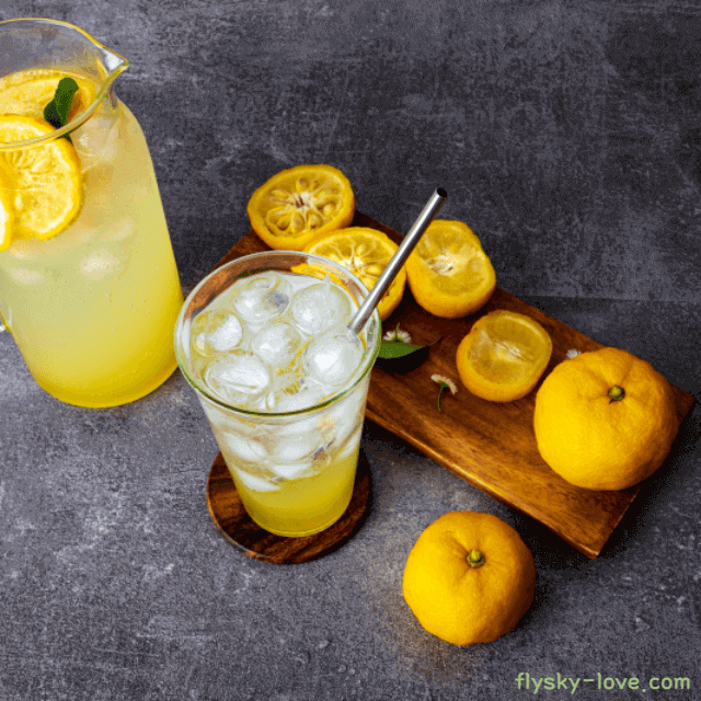 유자로 만든 유자차