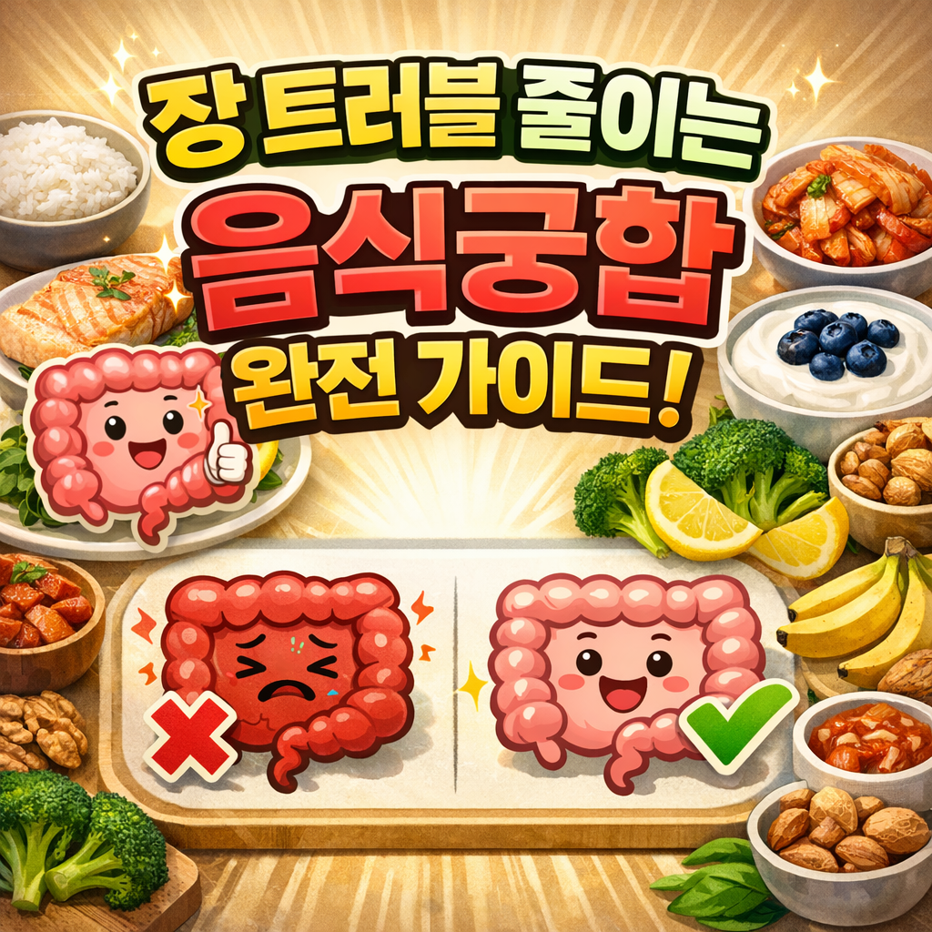장 트러블 줄이는 음식궁합