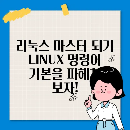 리눅스 마스터 되기 LINUX 명령어 기본을 파헤쳐 보자!