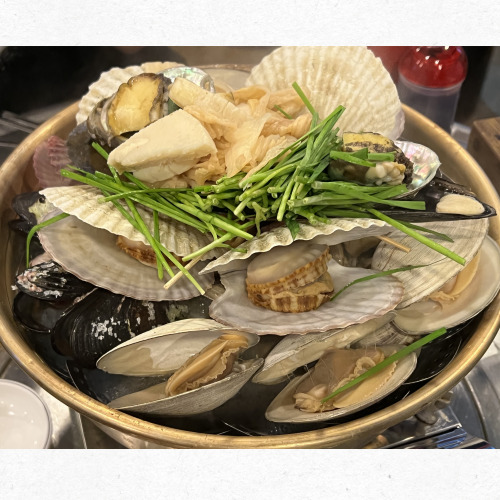 조개찜 여름 해산물 효능 보양식