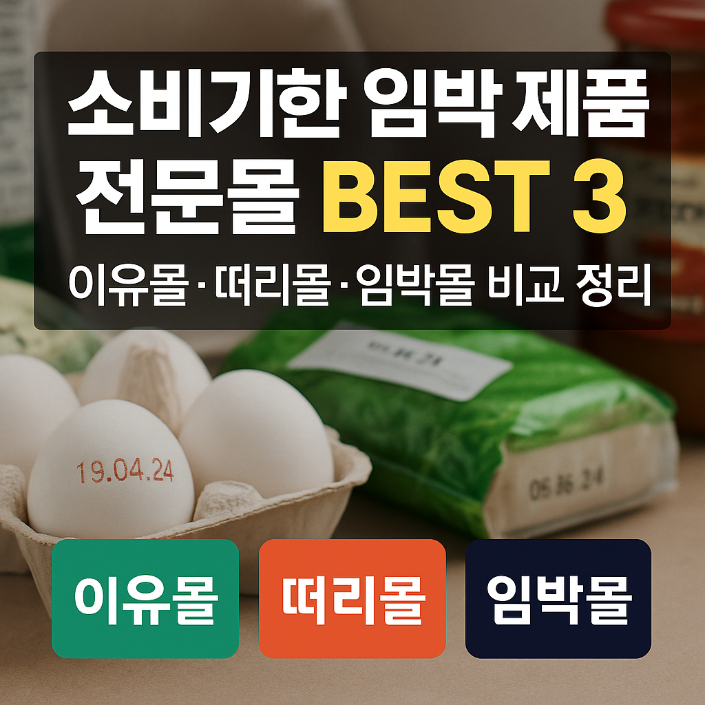 소비기한임박제품-전문쇼핑몰-TOP3