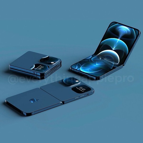 애플 폴더블 가상 이미지 사진= AR7 트위터