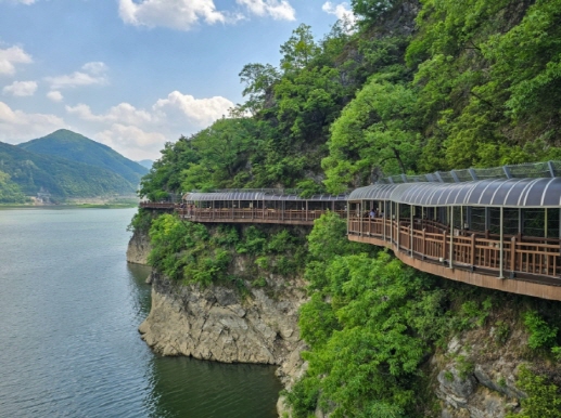 단양강잔도 산책 강변길 걷기
