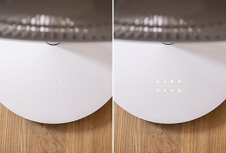 발뮤다선풍기풍량표시