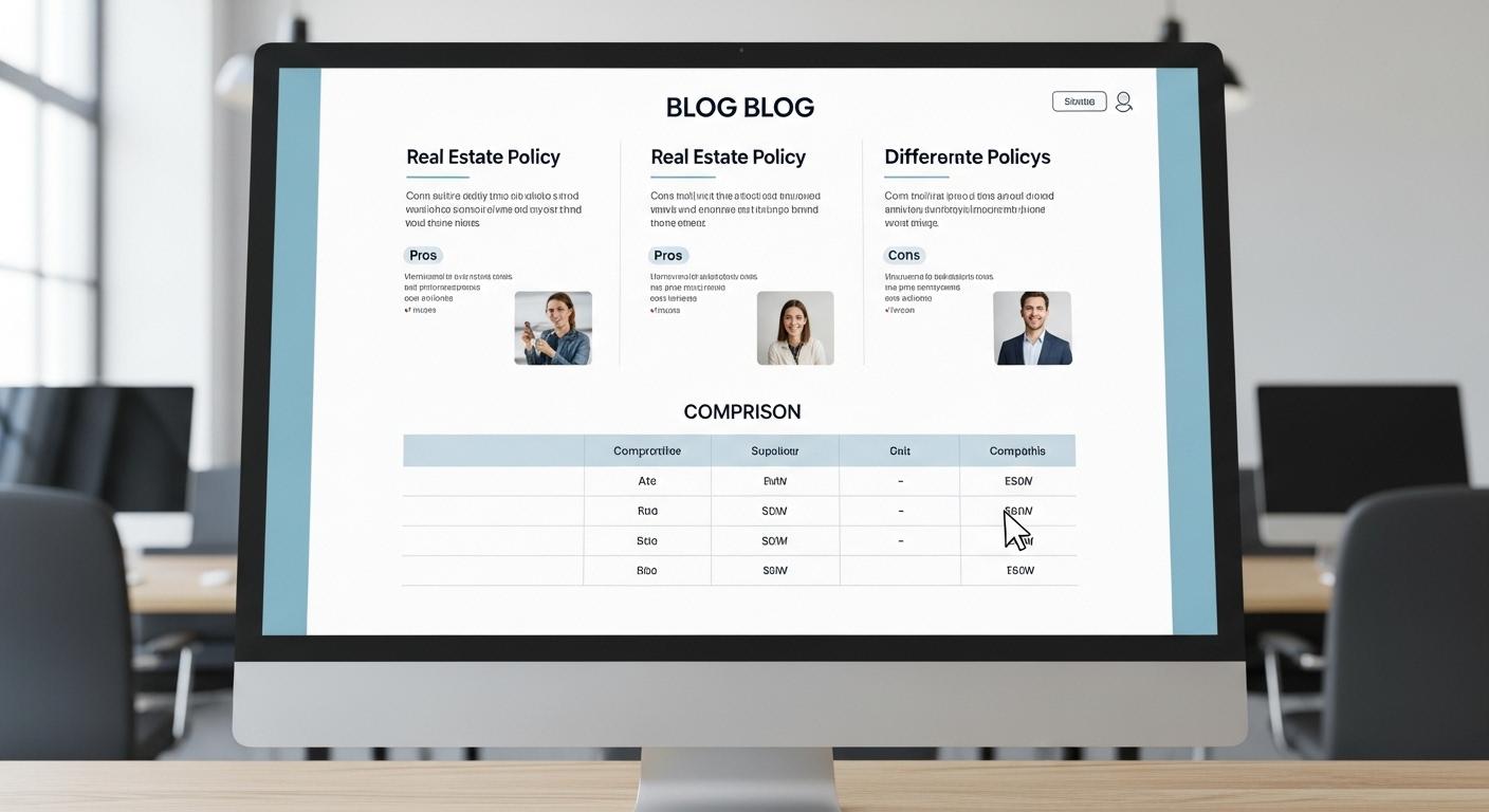 부동산 정책 비교