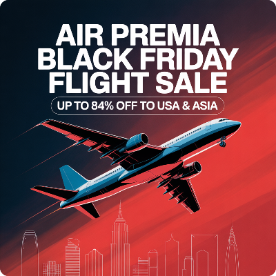 에어프레미아 블랙 프라이데이 특가 항공권 할인 이미지