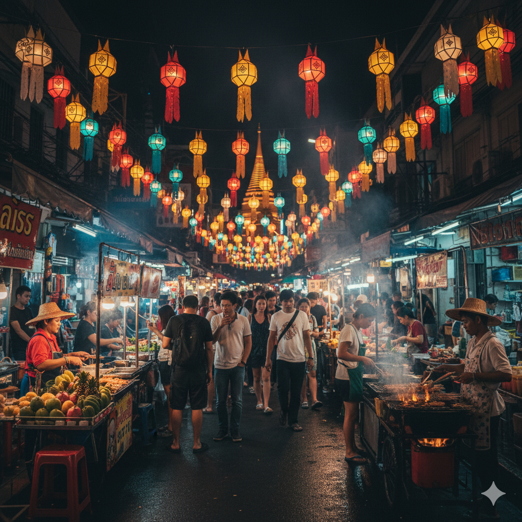 태국에 명물 여행가면 무조건 들려야할 야시장