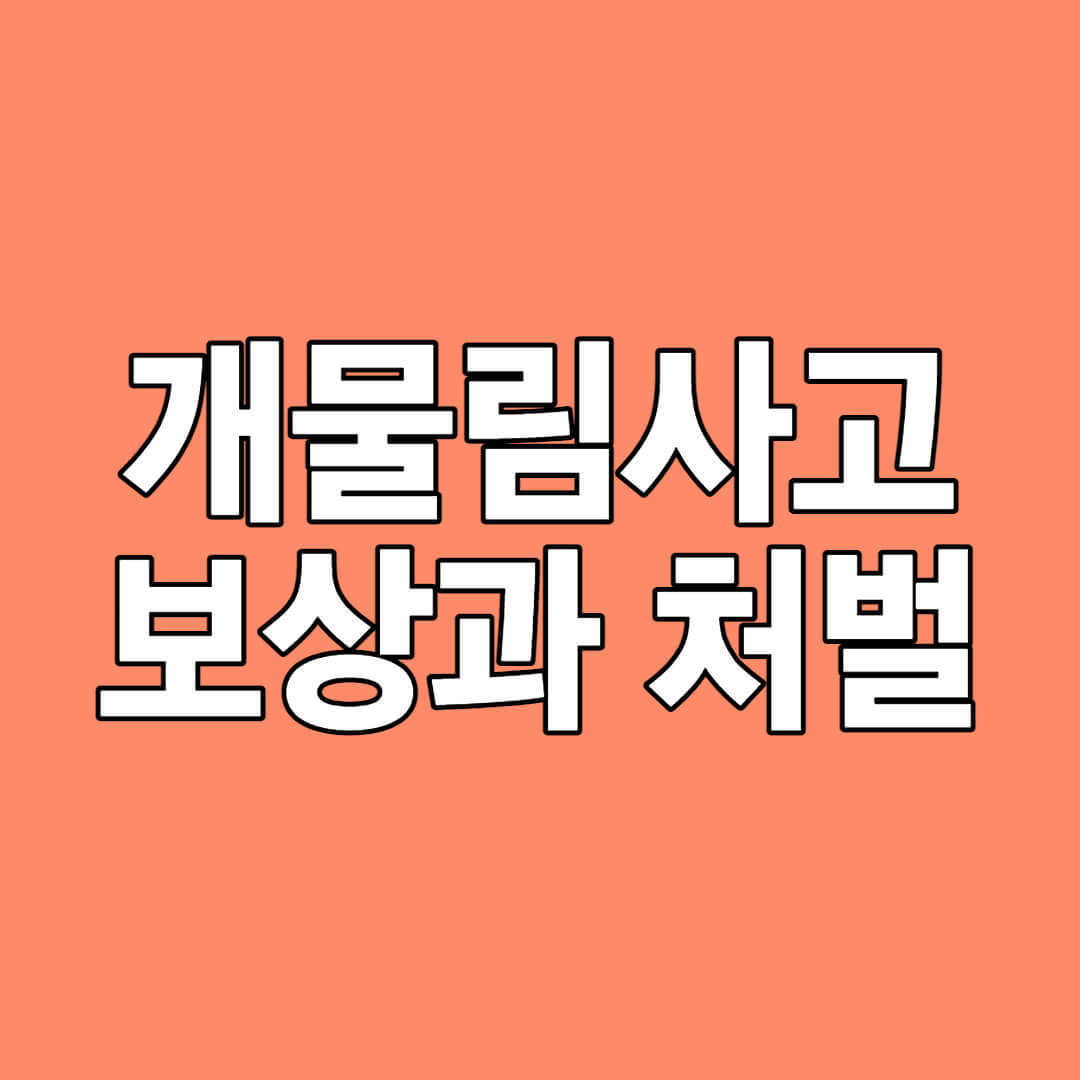 개물림사고
