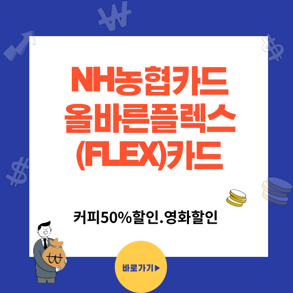 올바른 FLEX카드 - 혜택 좋은 NH농협카드 1위 추천