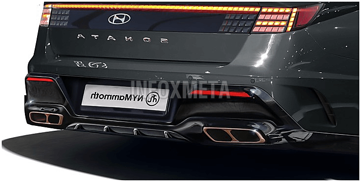 디 올 뉴 쏘나타? 변화되는 쏘나타 외관 디자인 후면