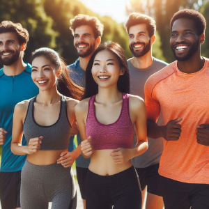 조깅하는 사람들