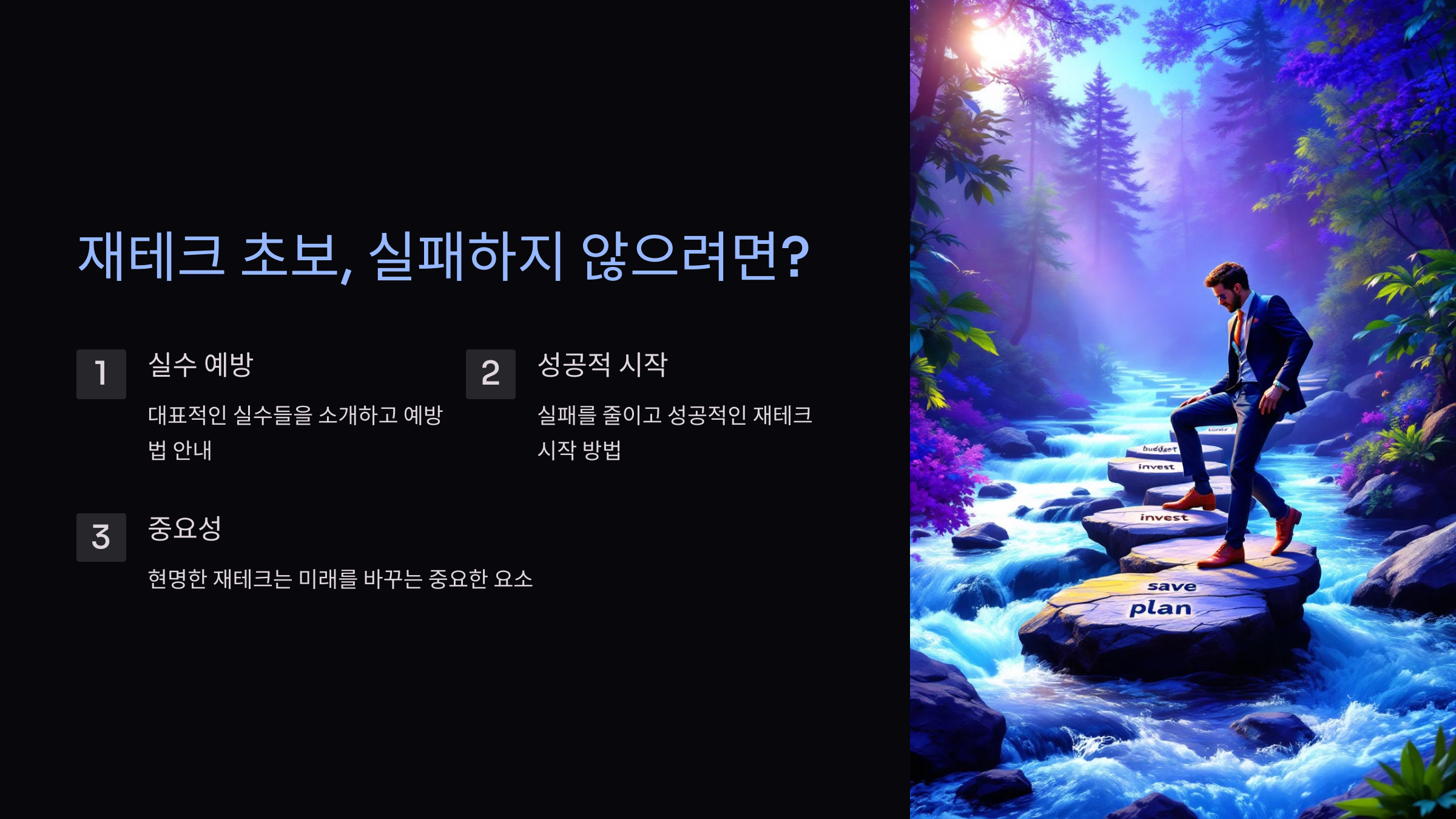 재테크 초보, 실패하지 않으려면?