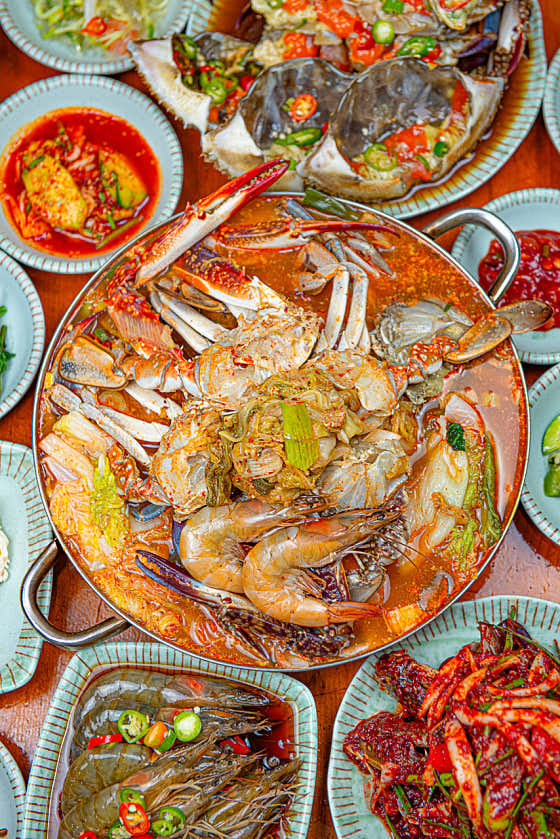 매일아침 게국지 간장게장