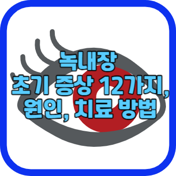 녹내장 초기 증상 12가지&#44; 원인&#44; 치료 방법