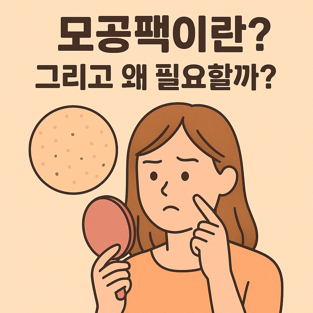 모공팩의 정의 및 필요성