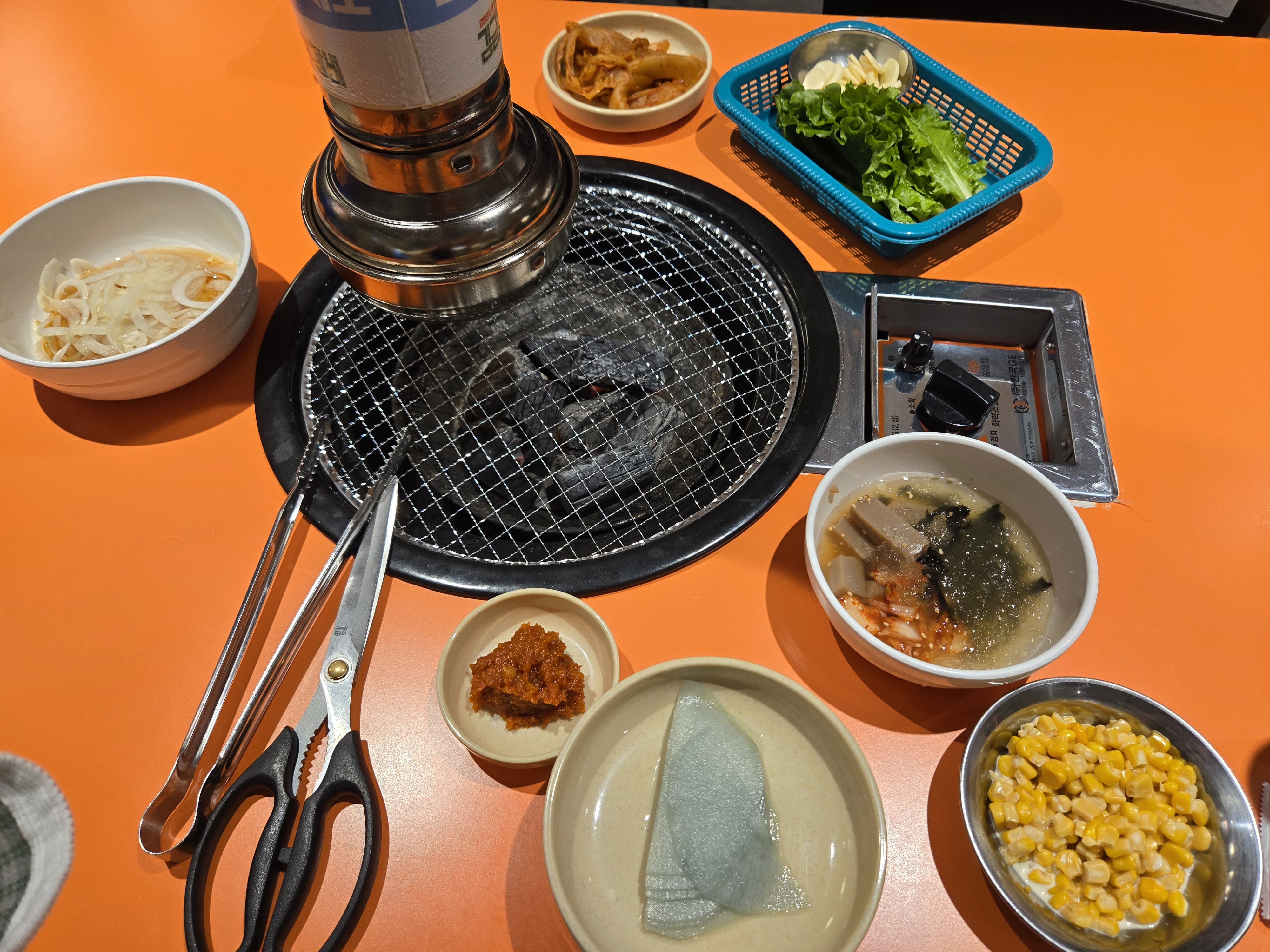김금자갈비 기본세팅