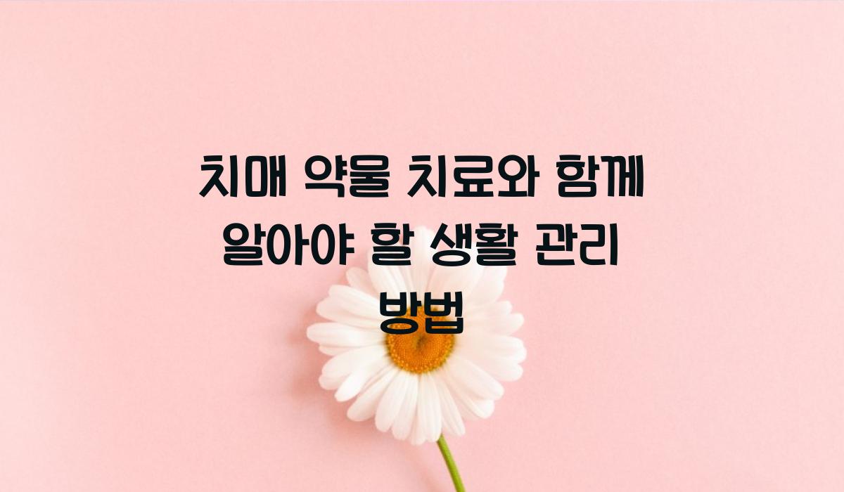 치매 약물 치료
