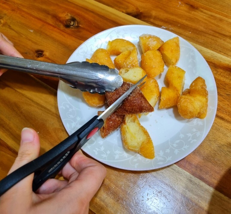 찹쌀도넛 꽈베기