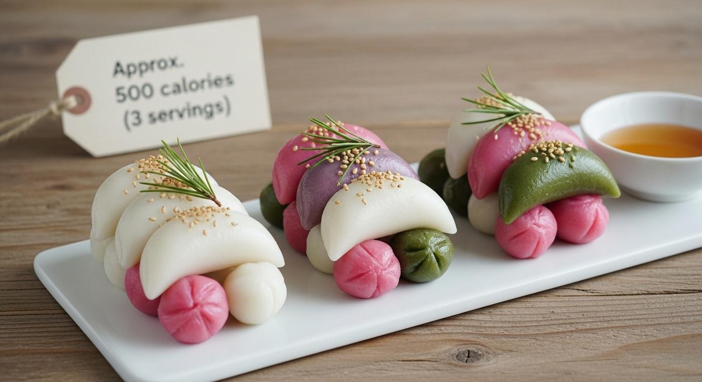 송편 칼로리 3개