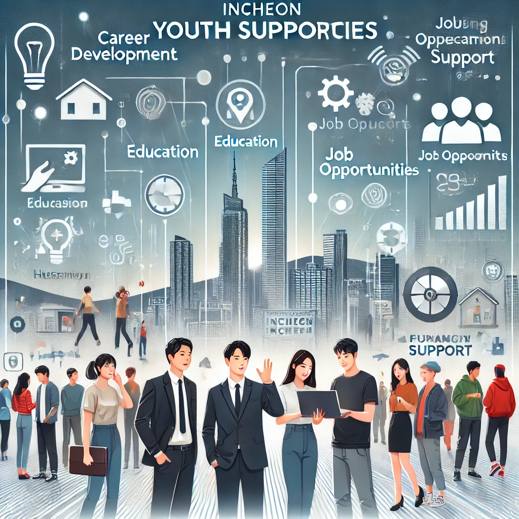 인천 청년지원 혜택을 의미하는 AI 이미지