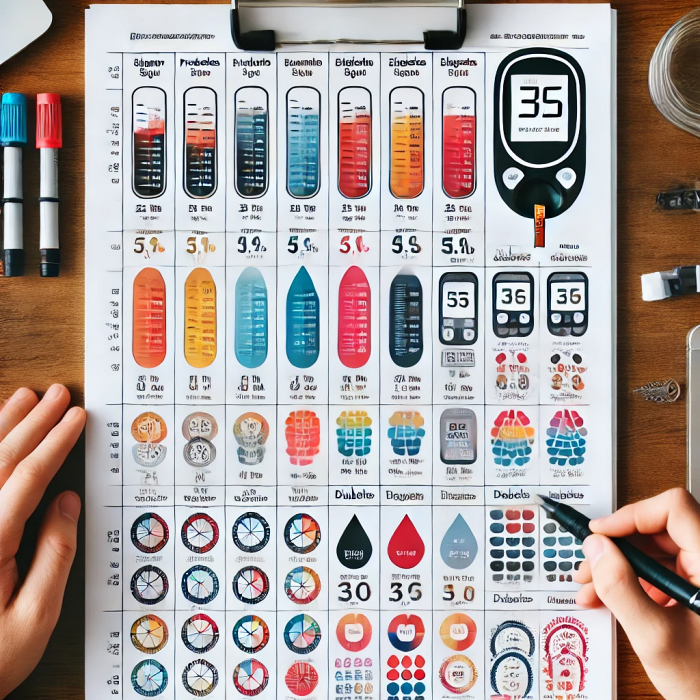 전당뇨와 당뇨병 진단 기준 혈당 범위를 나타낸 표