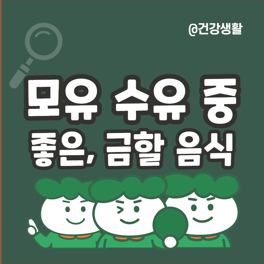 모유수유 음식