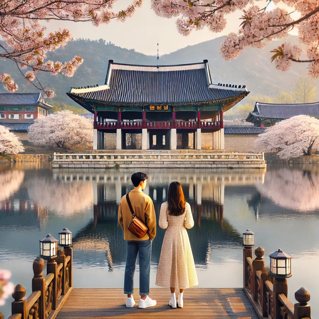 경주 보문호 벚꽃2